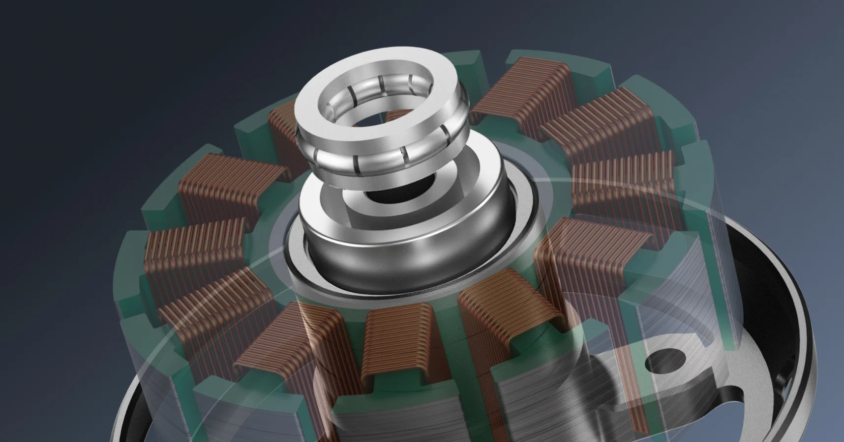 <p>Robust Motor Core&nbsp;for Smooth Power Output</p>