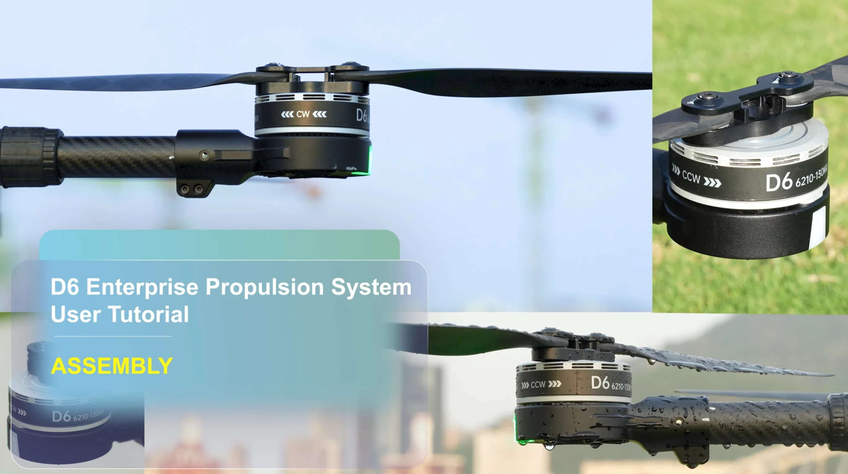 SIYI D6 Enterprise Propulsion System User Tutorial Vol.1 - ASSEMBLY