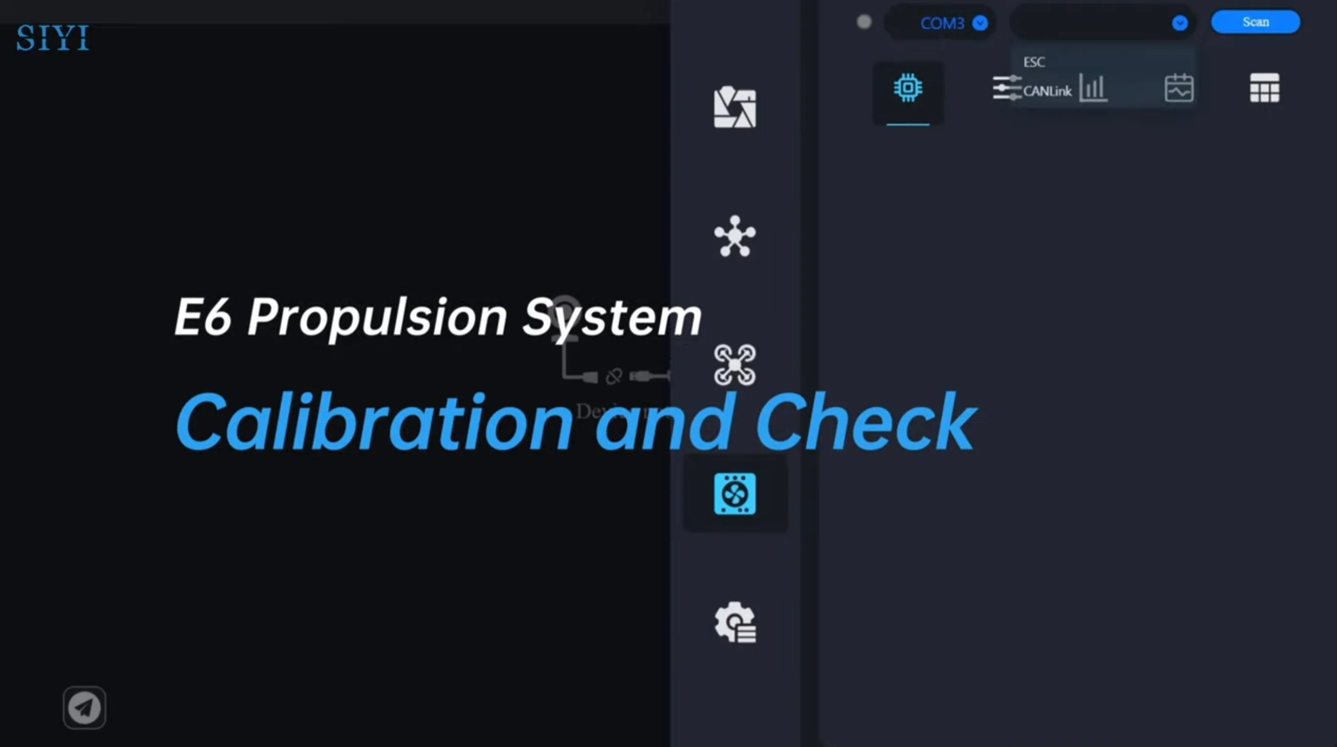 SIYI E6 Propulsion System Installation: Calibration & Esc Setup
