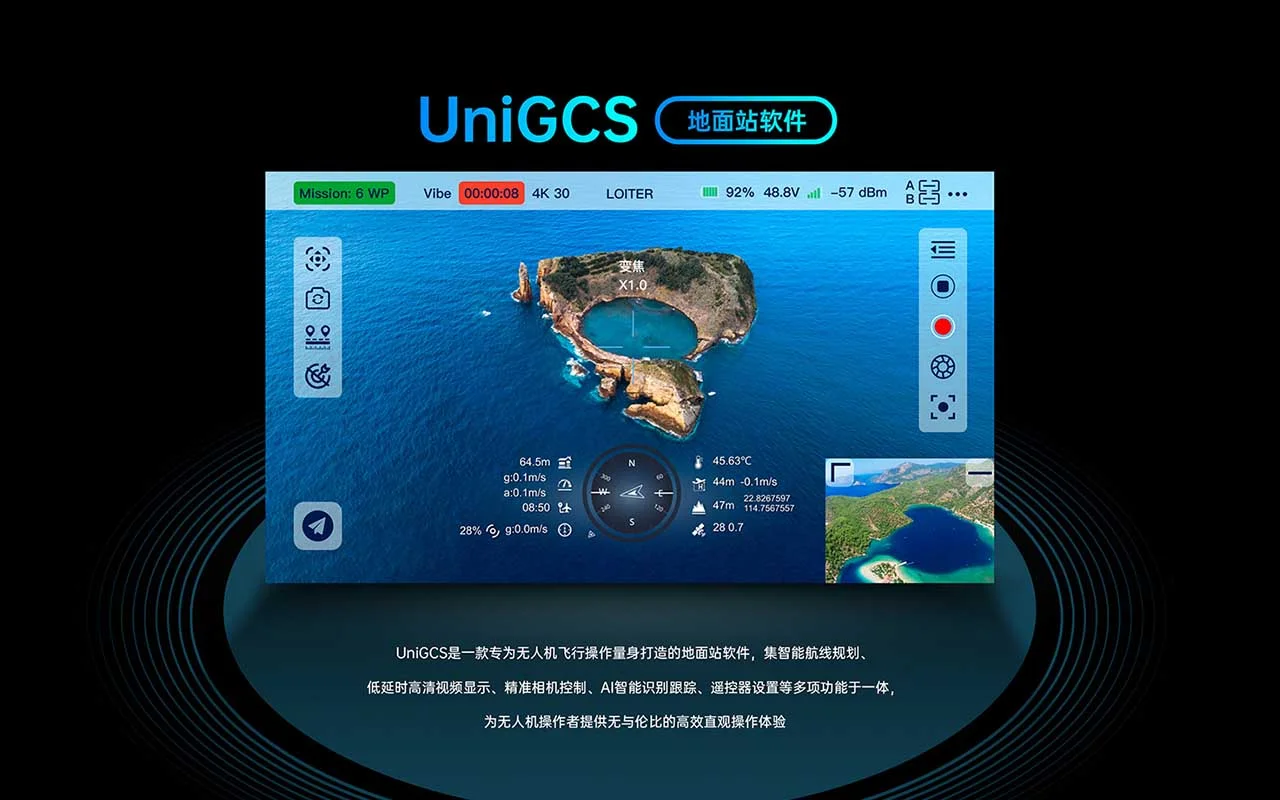 「UniGCS」地面站软件首发!开创开源与商业生态结合新纪元,开放共融,探索无限可能